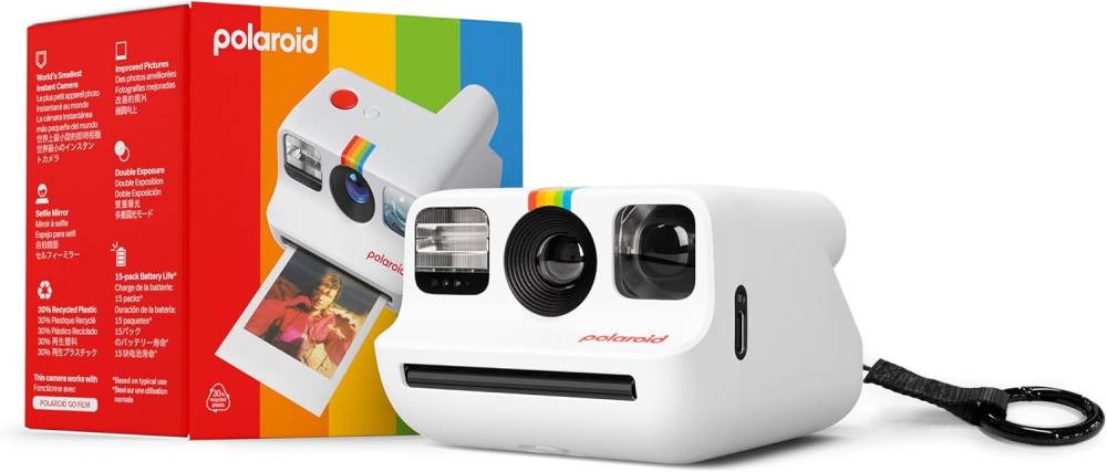 Polaroid Bundle Go Gen 2 White + Black Clip (6281)