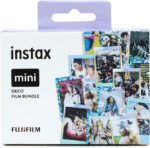 instax Limited edition 3 pack Deco mini film Bundle, Confetti, SKY Blue, Mermaid Borders, pack contains 3 x 10 shot film catridges