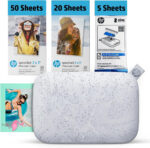 HP Sprocket Portable Photo Printer (Luna Pearl) Instantly Prints ZINK 2x3 Sticky-Backed Photos from your iOS & Android Device - Image 4