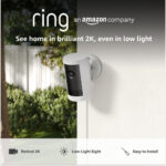 Ring Outdoor Camera Plus (newest gen) Plug-in | Wide-Angle 2K Video with Ring Vision I DIY Wireless Outdoor Security Camera | alternative to CCTV system I 30-day free trial of Ring Subscription Plan