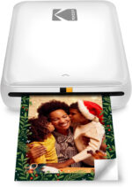 KODAK Step Instant Smartphone Photo Printer - Portable Mini Color Wireless Mobile Printer - Zink 2x3 Inch Sticky-Back Photos - Bluetooth Compatible with iOS & Android Devices - Fun Editing App - White