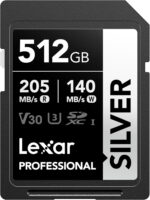 Lexar 128GB SD Card SILVER, Up to 205MB/s Read, 140MB/s Write, SDXC UHS-I Memory Card, Class 10, U3, V30, SD Card for Professional Photographers, Videographers, Enthusiasts - Image 2