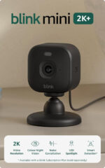 Blink Mini 2K+ (newest gen) Indoor Plug-in Home Security Camera | Pet camera with 2K video resolution | 4x Zoom | Colour night vision | Works with Alexa | 1 camera – White - Image 2