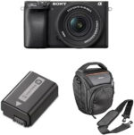 Sony Alpha 6400 APS-C Mirrorless Camera with 16-50mm Lens (24.2MP, Real-Time Eye Autofocus, 4K Video, 0.02s Fast AF, Tiltable Screen, Ideal for Vlogging, Travel and Content Creation) - Image 2