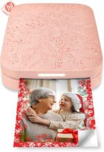HP Sprocket Portable Photo Printer (Blush Pink) Instantly Prints ZINK 2x3" Sticky-Backed Photos from your iOS & Android Device