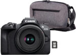 Canon EOS R100 - Compact Mirrorless Digital Camera - 24.1 MP, 4K Resolution - Dual Pixel CMOS AF, DIGIC 8 Processor - 6.5 FPS Continuous Shooting - Face & Eye Detection, Bluetooth, Wi-Fi, GPS - Image 2
