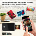 KODAK Step Instant Smartphone Photo Printer - Portable Mini Color Wireless Mobile Printer - Zink 2x3 Inch Sticky-Back Photos - Bluetooth Compatible with iOS & Android Devices - Fun Editing App - Black - Image 4