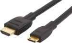 Amazon Basics High Speed Mini HDMI (Source) to HDMI (Display) Cable, 1.8 m, Black