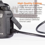 Amazon Basics High Speed Mini HDMI (Source) to HDMI (Display) Cable, 1.8 m, Black - Image 3