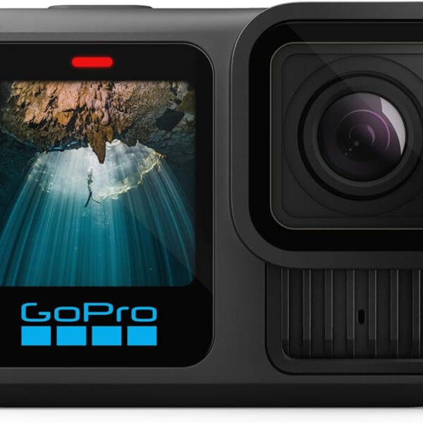 GoPro HERO13 Black - Waterproof Action Camera with 5.3K60 Video, 27MP Photo + Compatability with HB-Series Lenses