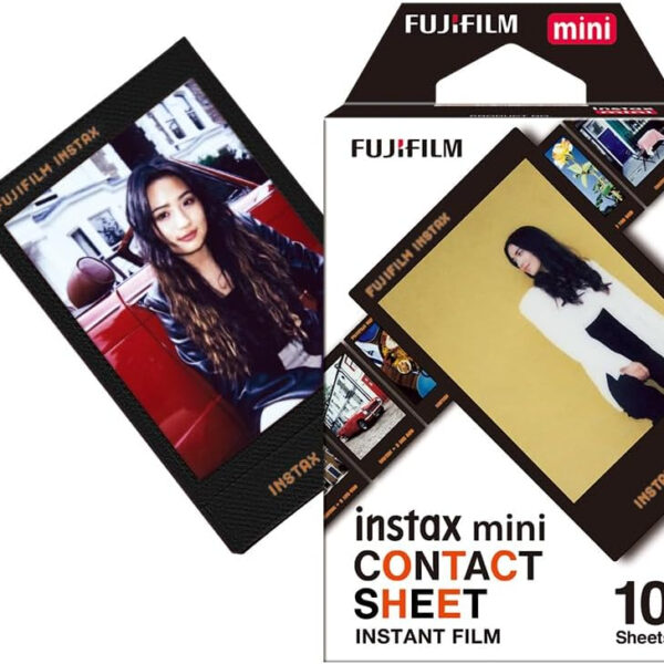 instax mini instant film Contact Sheet border, 10 shot pack, suitable for all instax mini cameras and printers