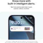 Google Nest Cam Outdoor (Wired, 2nd Gen) - Outdoor Security Camera with 2K Video - Works with Google Home - With Gemini - Snow - Image 4