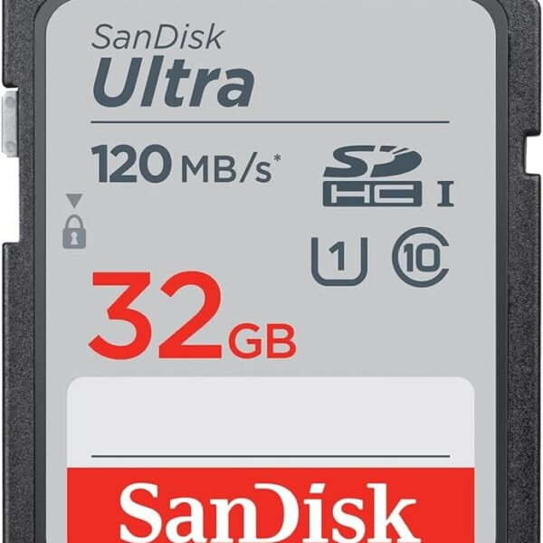 SanDisk Ultra Memory Card up to 120MB/sec Class 10 UHS-I V10