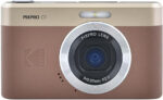 KODAK Pixpro C1 – Ultra-Compact Digital Camera | 13MP BSI CMOS, 4X Zoom, 2.8" LCD Screen, LED Flash – Marron