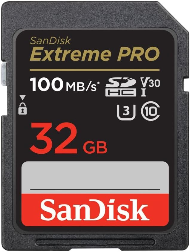 SanDisk 32GB Extreme PRO RescuePRO Deluxe SDHC+ card, up to 100MB/s, UHS-I, Class 10, U3, V30