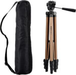 Amazon Basics 152 cm (60-Inch) Lightweight Camera, DSLR and Binocular Tripod with Bag, Black - Image 4