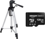 Amazon Basics 152 cm (60-Inch) Lightweight Camera, DSLR and Binocular Tripod with Bag, Black - Image 5