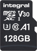 Integral 128GB microSD Card Premium High Speed 4K Video Memory Card - up to 100MB/s Read and 50MB/s Write, UHS-I, U3, Class 10, A1 App Performance - for smartphones, tablets, drones, game consoles
