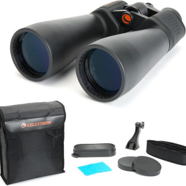 Celestron 71009 SkyMaster 15x70mm Porro Prism Binoculars with Multi-Coated Lens and BaK-4 Prism Glass, Black