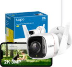 Tapo TC65 2K Security Camera Outdoor Wireless & Wired, Outdoor Camera No Monthly Fee, Smart Person Detection, Advanced Night Vision,Two-Way Talk, IP66 Weatherproof, Works with Alexa & Google