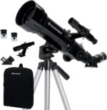 Celestron 21035-ADS Travel Scope 70 Refractor Telescope Kit with Backpack, Black (Amazon Exclusive Including Additional 4mm Eyepiece and 3x Barlow Lens) - Image 5