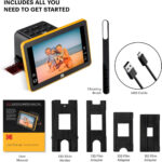 KODAK RODFS70 Kodak Slide And Scan Digital Film Scanner 7 Inches Max - Large 7 Inches LCD Screen, Convert Color and B and W Negatives and Slides 35 mm, High Resolution 22 MP JPEGs,Black - Image 5