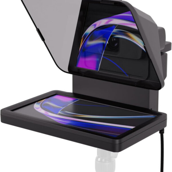 Elgato Prompter – Teleprompter with Built-in Screen for YouTube, Twitch, Zoom, MS Teams and more, Supports DSLR/Webcam/Smartphone, Drag & Drop Monitor Display, Works with Mac/PC & Stream Deck