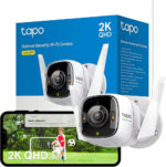 Tapo C500 1080P Full HD Outdoor Pan/Tilt Security Camera, 360°Motion Tracking, IP65, Smart Person Detection, Colour Night Vision, Cloud and Local Storage, Works With Alexa and Google, No Monthly Fee - Image 2