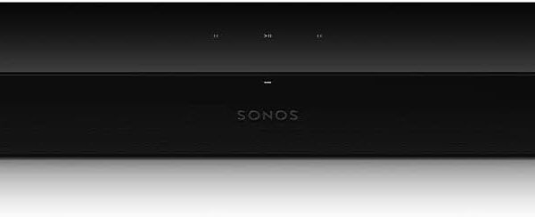 Sonos Ray Soundbar - All-in-one compact and sleek soundbar with Blockbuster sound for movies, gaming and wifi music streaming, compatible App and Apple AirPlay, in black