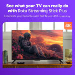 Roku® Streaming Stick™ Plus 2025 – 4K and HDR Roku Streaming Device for TV with Voice Remote – Free and live TV - Image 3