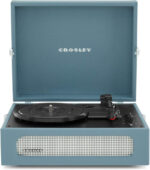 Crosley Voyager Portable Turntable - Bluetooth Record Player, 3-Speed Suitcase Vinyl Player, Home Turntables for Vinyl Records, Built in Stereo Speakers & Bluetooth Receiver, AUX Input, Dune - Image 3