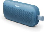 Bose SoundLink Flex Portable Bluetooth Speaker (2nd Gen), Small Portable Wireless Outdoor Speaker with Hi-Fi Audio, Up to 12 Hours Battery Life, Waterproof and Dustproof, Blue Dusk