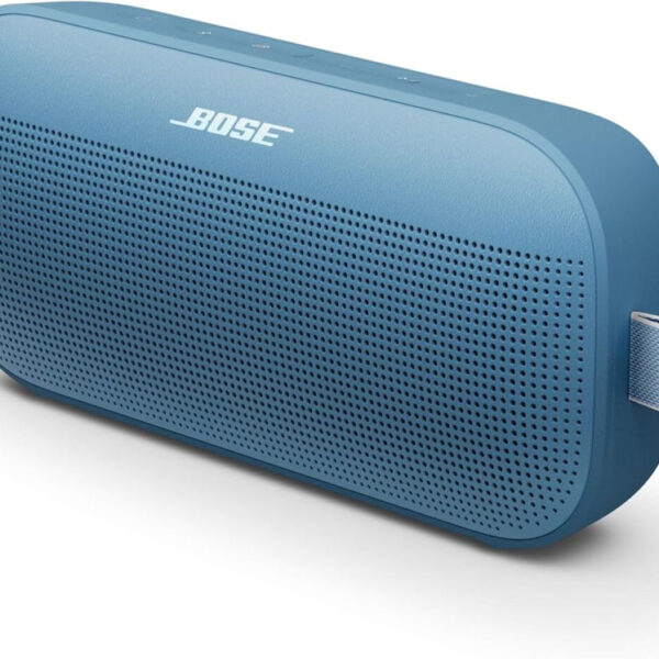 Bose SoundLink Flex Portable Bluetooth Speaker (2nd Gen), Small Portable Wireless Outdoor Speaker with Hi-Fi Audio, Up to 12 Hours Battery Life, Waterproof and Dustproof, Blue Dusk