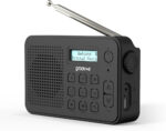 Groov-e Rise - Digital Alarm Clock with FM Radio, LCD Display, & Dimmer Function - 12hr/24hr Time Modes - Mains Powered, Backup Battery System - Black - Image 5