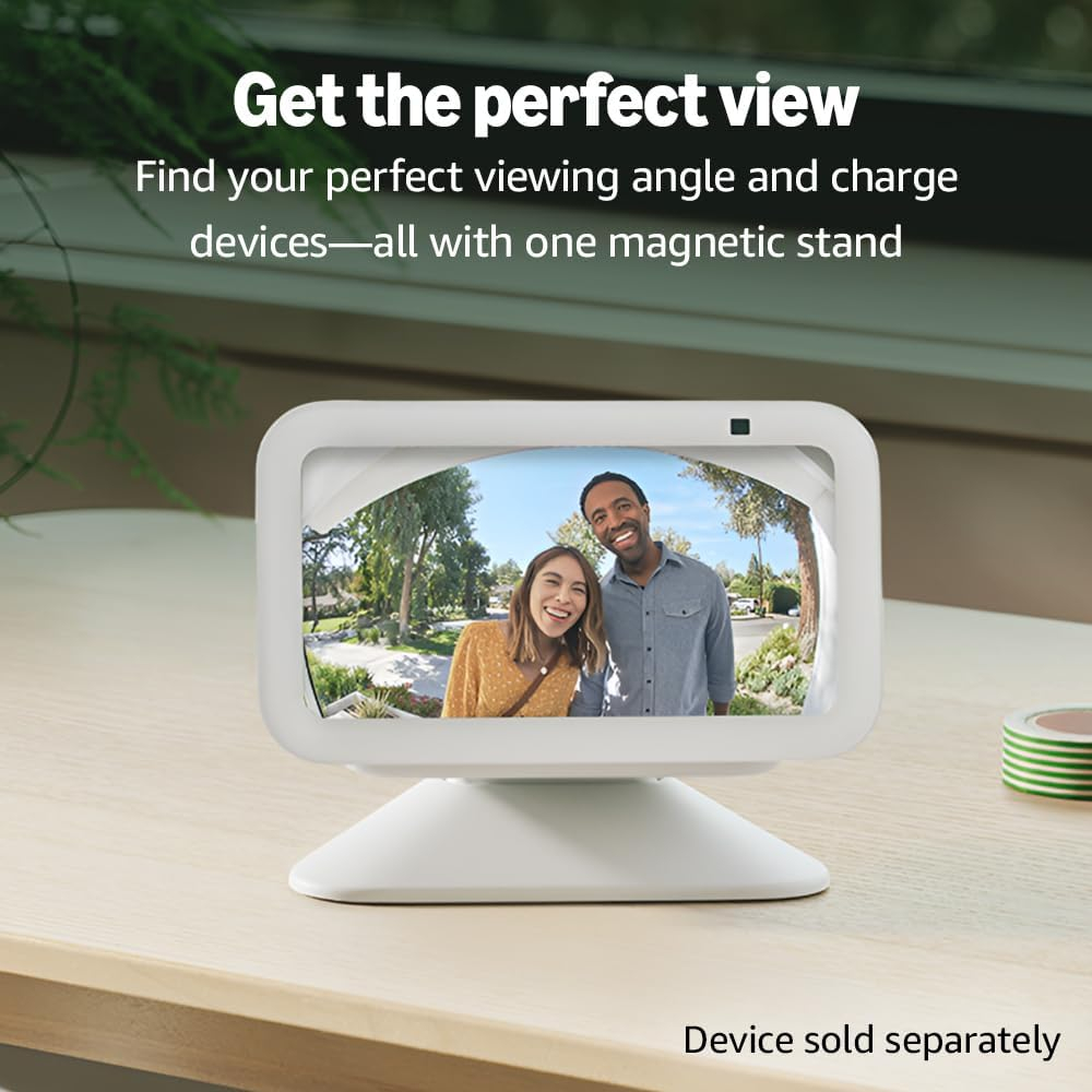 Echo Show 5 (3rd Gen) Adjustable Stand with USB-C Charging Port | Charcoal