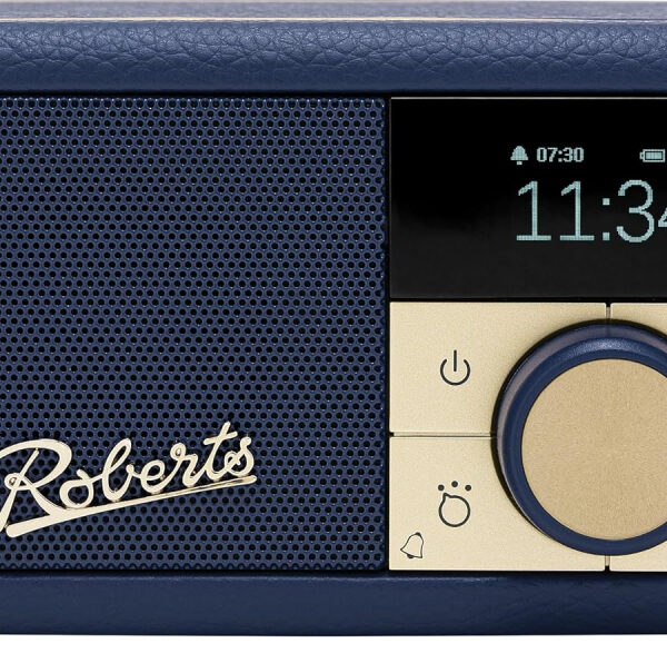 Roberts Revival PETITE2 FM/DAB/DAB+ Digital Radio with Bluetooth, Midnight Blue