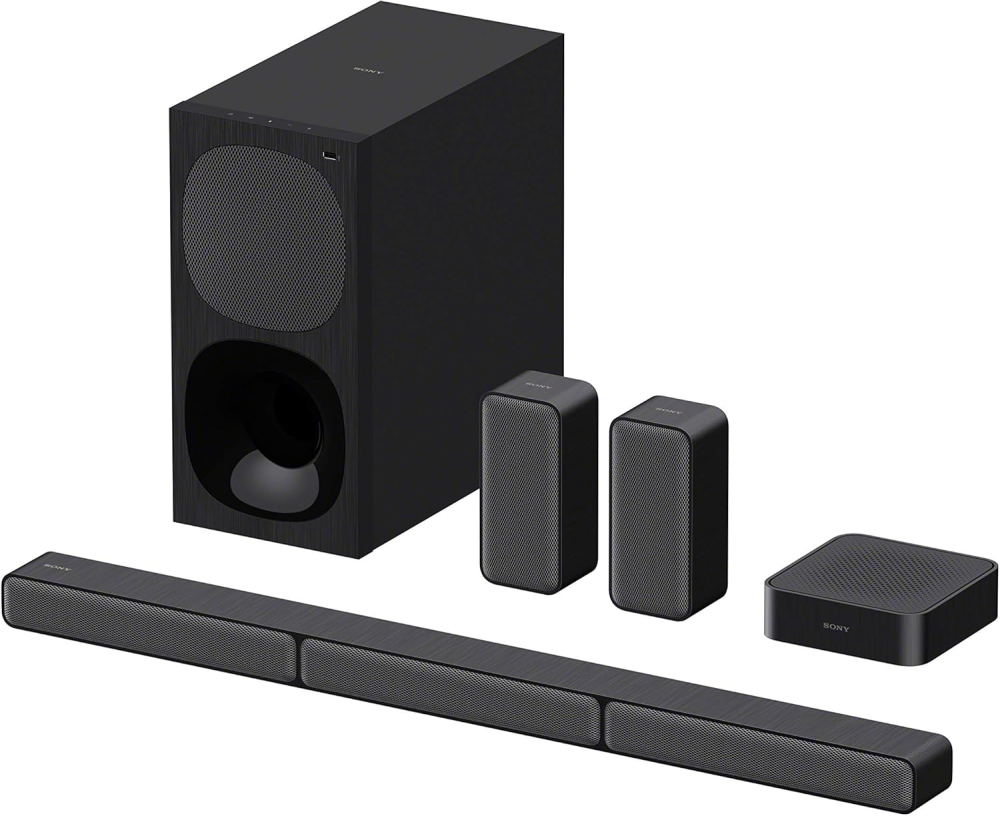 Sony HT-S40R 5.1ch 600W Soundbar for TV with Subwoofer and Wireless Rear Speakers with Bluetooth