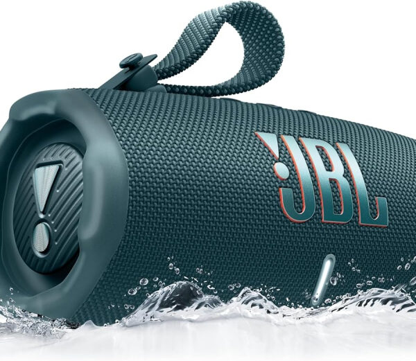 JBL Charge 6, Wireless Portable Bluetooth Speaker, 28 Hours of Playtime, IP68 Waterproof, Dustproof and Drop-Proof, Pro Sound with AI Sound Boost, Auracast Multi-Speaker Connection, Blue