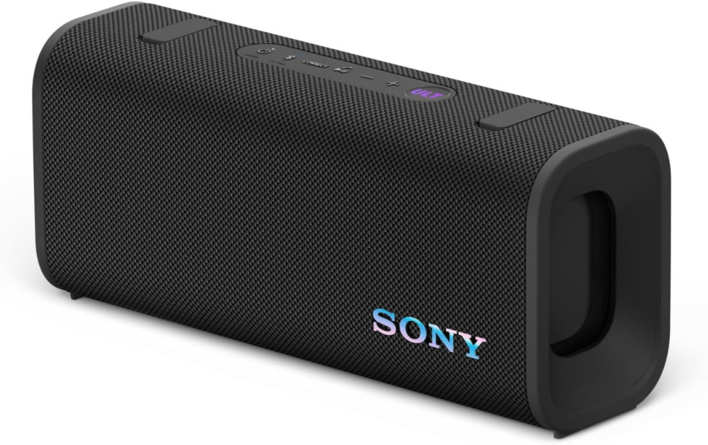 Sony ULT FIELD 3 - Portable Bluetooth Speaker with ULT POWER SOUND, 24hr Battery, IP67, Waterproof, Dustproof, Shockproof, Detachable Shoulder Strap, Compact - Black