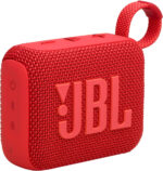 JBL GO 4 Ultra-Portable Bluetooth Speaker with Big JBL Pro Sound and Punchy Bass, PlaytimeBoost, Waterproof Design and 7-Hour Playtime, Red