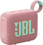 JBL GO 4 Ultra-Portable Bluetooth Speaker with Big JBL Pro Sound and Punchy Bass, PlaytimeBoost, Waterproof Design and 7-Hour Playtime, Pink