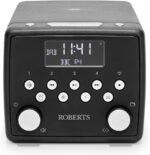 Roberts SOUND49 FM/DAB/DAB+ Digital Radio with Bluetooth, Alarms and CD Player, Black