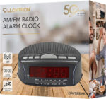 LLOYTRON "Daybreak" Alarm Clock Radio with Buzz Alarm or Radio - Snooze Function - Sleep Timer - Rotary Tuning and Volume Controls - Mains Operated - AM / FM Radio - J2006BK - Black - Image 2