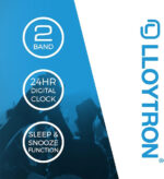 LLOYTRON "Daybreak" Alarm Clock Radio with Buzz Alarm or Radio - Snooze Function - Sleep Timer - Rotary Tuning and Volume Controls - Mains Operated - AM / FM Radio - J2006BK - Black - Image 4