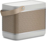 Bang & Olufsen Beolit 20 - Powerful Loud Bluetooth Wireless Home and Portable Bluetooth Speaker with 360 Degree Sound and Integrated Qi Wireless Phone Charging Pad - Grey Mist