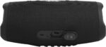 JBL Charge 5 Wi-Fi and Bluetooth Speaker with 20-Hour Battery Life, Waterproof and Dustproof, Black - Image 4