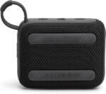 JBL GO4 Bluetooth Speaker, USB C Charging, IP67 Dustproof, Waterproof, App Compatible, Passive Radiator, Portable, Black - Image 4