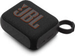 JBL GO4 Bluetooth Speaker, USB C Charging, IP67 Dustproof, Waterproof, App Compatible, Passive Radiator, Portable, Black - Image 5
