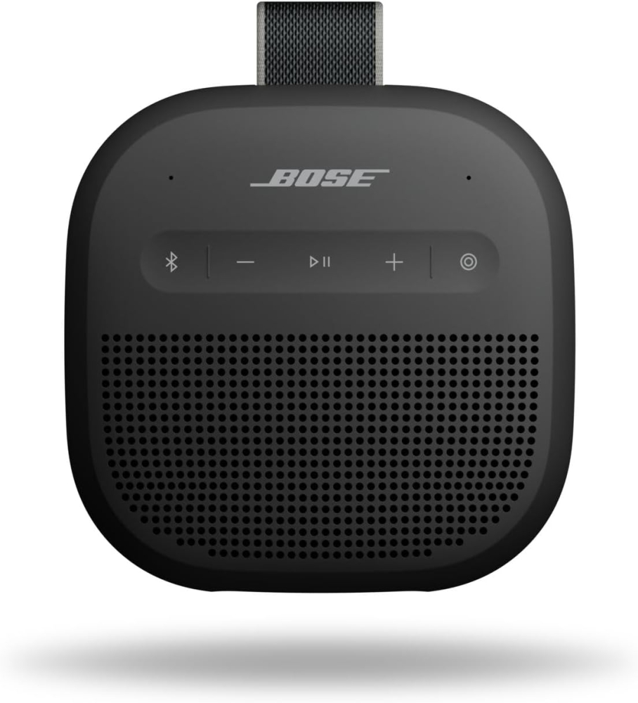 Bose New SoundLink Micro Portable Bluetooth Speaker (2nd Gen), Wireless Outdoor Speaker, Up to 12 hours Battery Life, Waterproof and Dustproof, Black