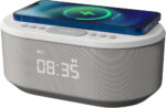 i-box Alarm Clocks Bedside, Alarm Clock with Wireless Charging, Bluetooth Speaker, Radio Alarm Clock, Fast Qi Wireless Charger, Mains Powered, FM Radio, USB Charging Port, Dimmable, Non Ticking - Image 3